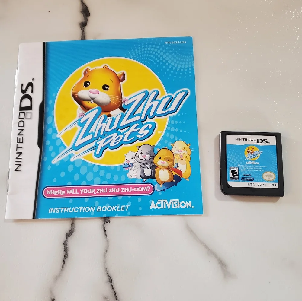 Zhu Zhu Pets Nintendo DS Video Game  *TESTED*